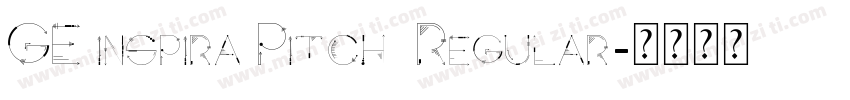 GE inspira Pitch  Regular字体转换